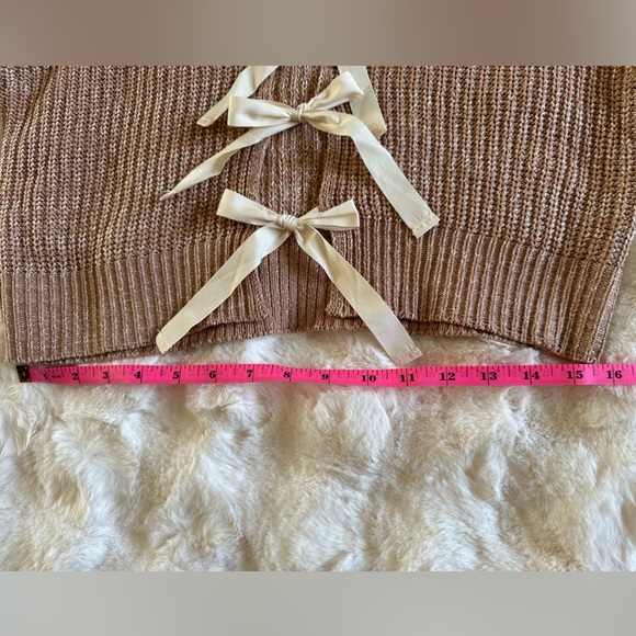 NWT ALTAR’D STATE Marla Bow Front Cardi - Picture 6 of 7